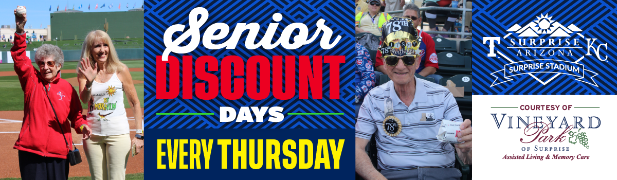 Senior Discount Days page banner